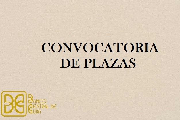 Imagen relacionada con la noticia :Convocatoria de plazas del Banco Central de Cuba